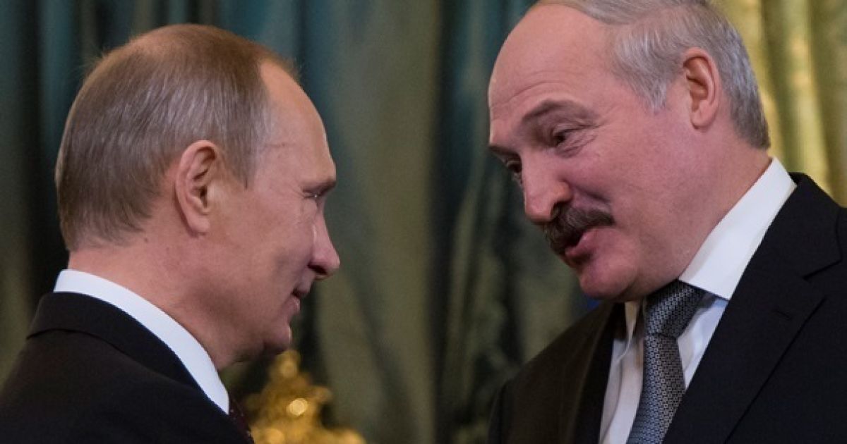 Путин и Лукашенко